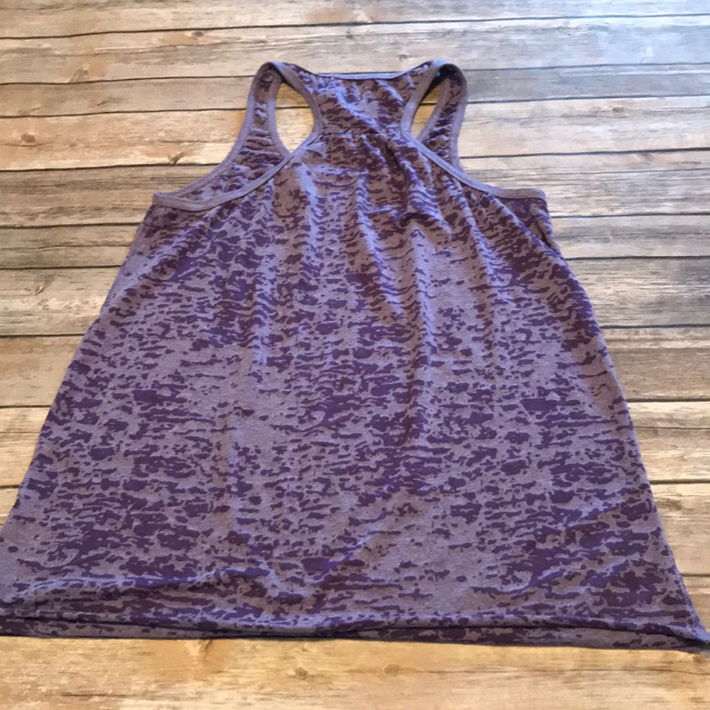 Flowy Burn Out Racerback Tank Top - Picture 5 of 6